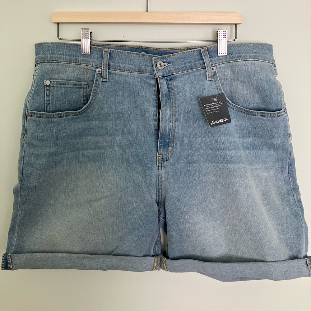 Eddie Bauer Boyfriend Mid-rise Denim Shorts